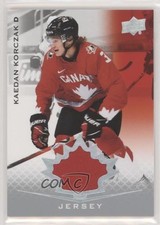 2021 Upper Deck Team Canada Juniors Jersey Kaedan Korczak #4 a4i