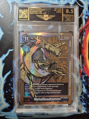 Digimon Card Game MetalSeadramon BT2-030 R Dash Pack Ver 1.0 Holo AP 8,5 NM MT