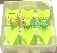 FIT FLIGHT ORIGINAL NEON GREEN DOUBLE PACK FLIGHT SHAPE IS SHAPE NEW SHIPS FREE