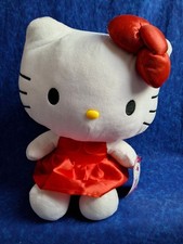 2019 SANRIO HELLO KITTY 13" Red Bow Holiday Dress Plush - NWT LARGE