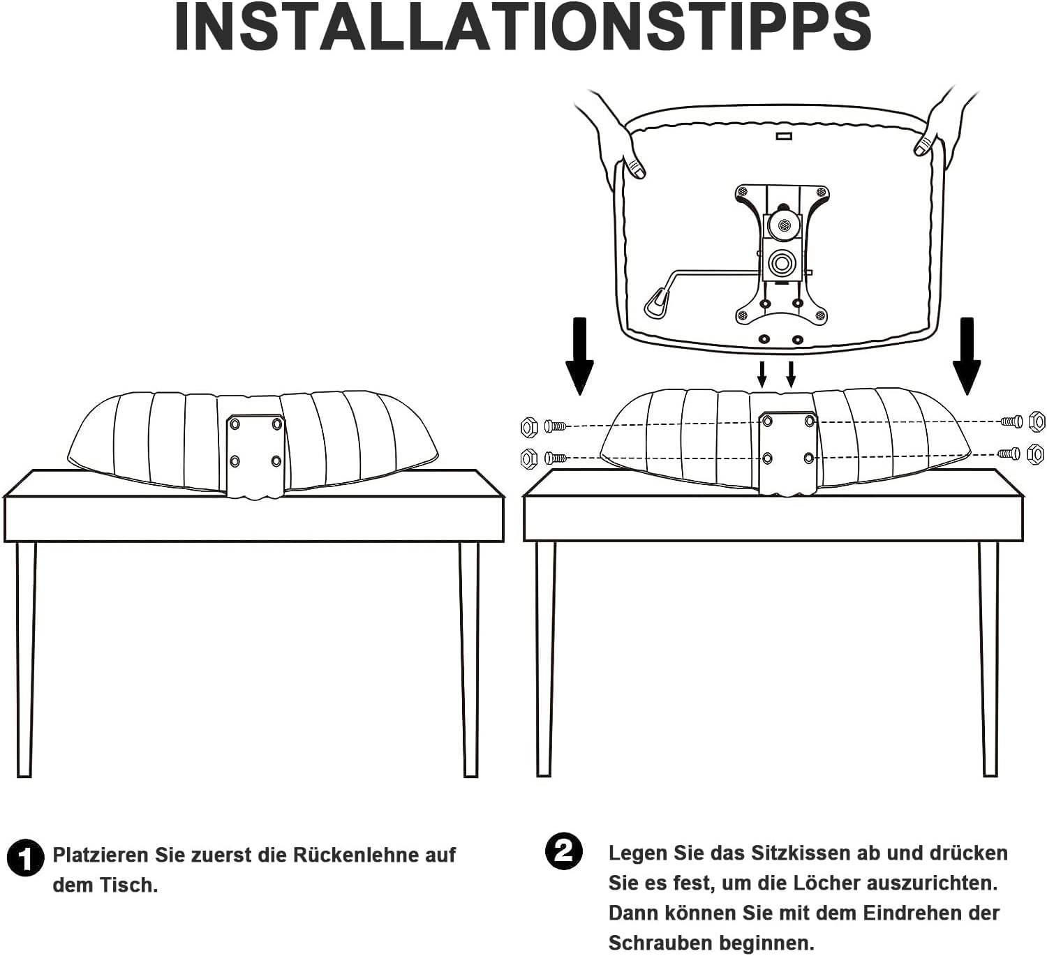 DUMOS Cross Legged Office Chair, Armless Wide Home Without Wheels, Creamy 