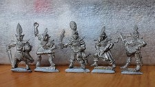 Dunkelelfen C09 Armbrüste Elven Drow Warriors 1980er Citadel Bleimetall Miniaturen
