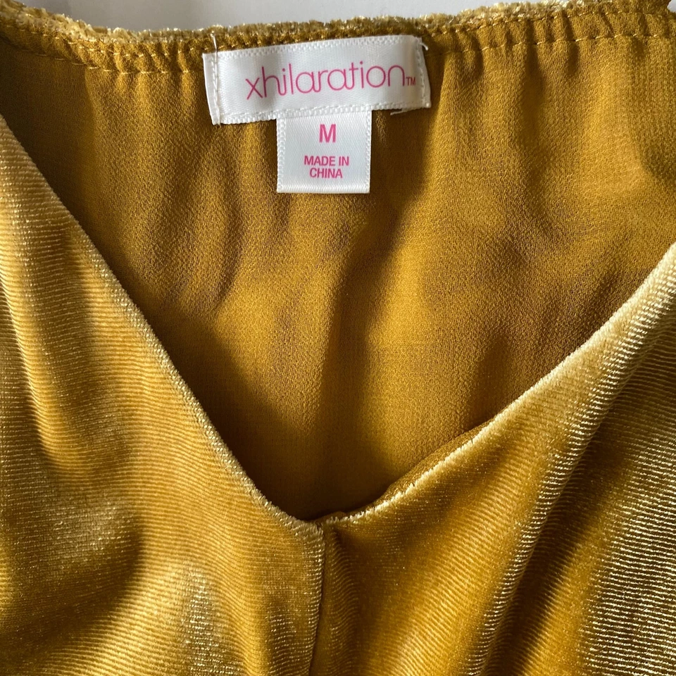 Camiseta cami veludo anos 2000 Y2K M – Babydoll em camadas fada grunge mermaidcore - Imagem 2 de 4