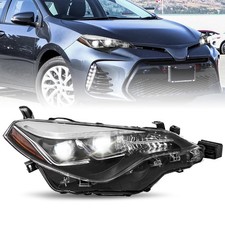 Headlight Assembly for 2017 2018 2019 Toyota Corolla SE XLE XSE Right Side DRL