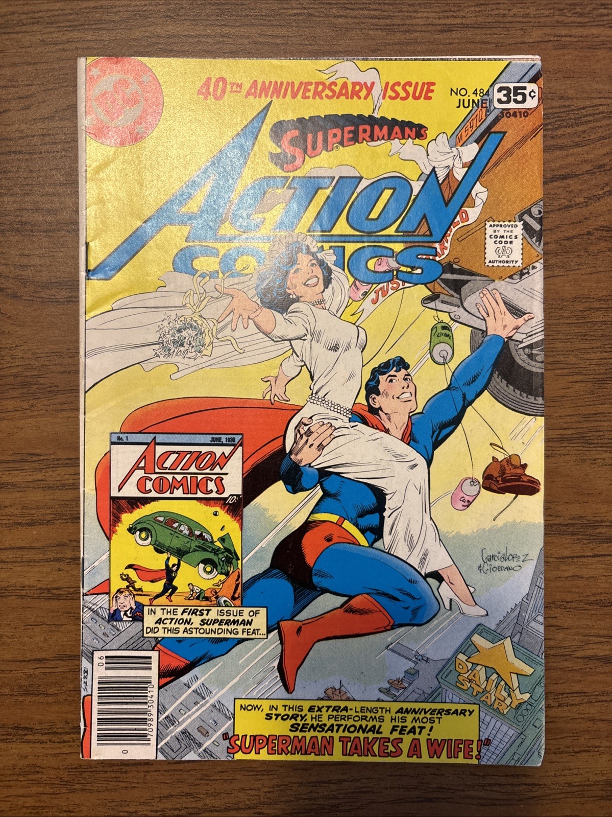 DC Comics Superman's Action Comics 484 (Jun 1978) - 40th Anniversary Issue!