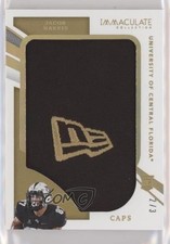 2021 Panini Immaculate Collegiate Brand Logo 2/3 Jacob Harris #RPS-JH 0c3