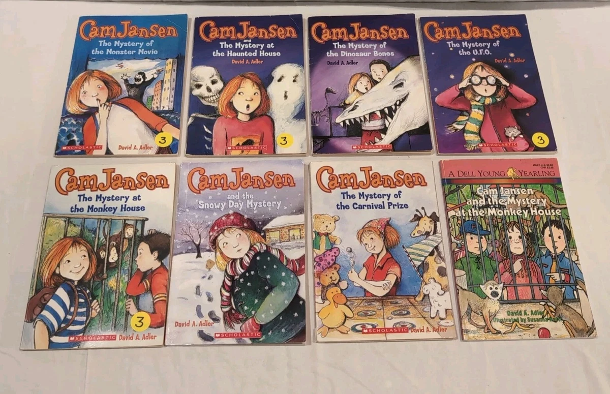 Cam Jansen Mystery Series| Chapter Books| Lot Of 8| David Adler
