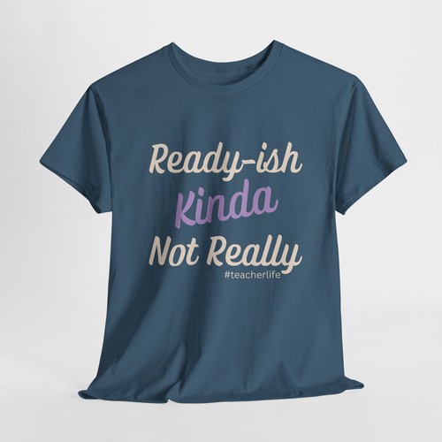 Teacher Life Tee, Funny High School Back to School Unisex T-Shirt, Lilac & Beige - Picture 8 of 12