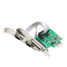 Open Box-2 Port DB9 Serial and 1 Port DB25 Parallel PCI-e 1.0 x1 Card