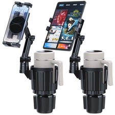 Universal 360 Adjustable Phone Tablet Mount Car Cup Holder iPad Stand Cradle