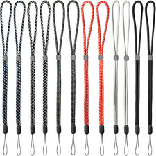 Hand Wrist Strap Lanyard 12-Pack   Adjustable Colorful Nylon Straps for Camera