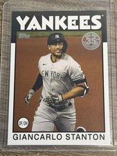 2021 Topps Giancarlo Stanton 1986 Topps Baseball 35th Anniversary Green