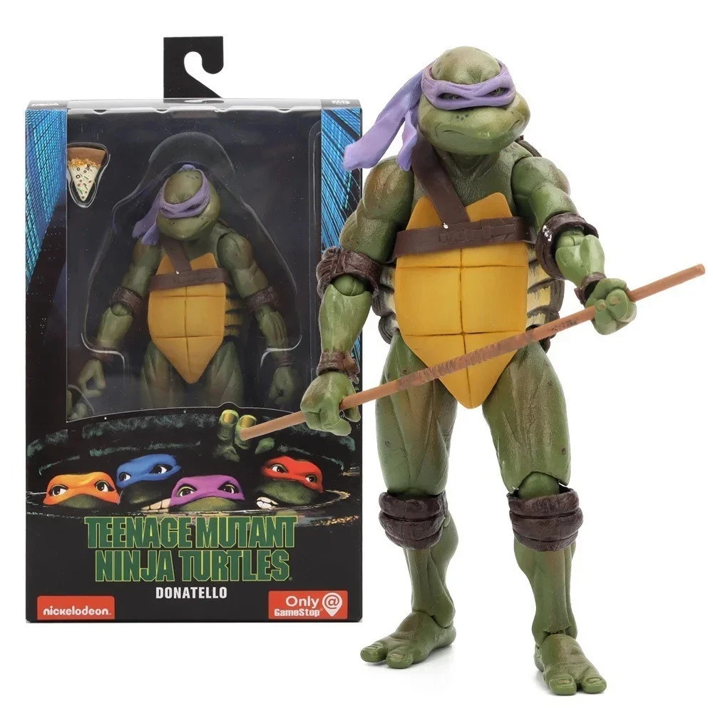NECA Ninja Turtles 1990 Movie TMNT Teenage Toys Mutant 7" Action Figure - BNIB