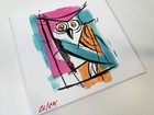 Hypno Owl Original Acrylic Painting 12x12 Pop Art Street Art Style — photo 2