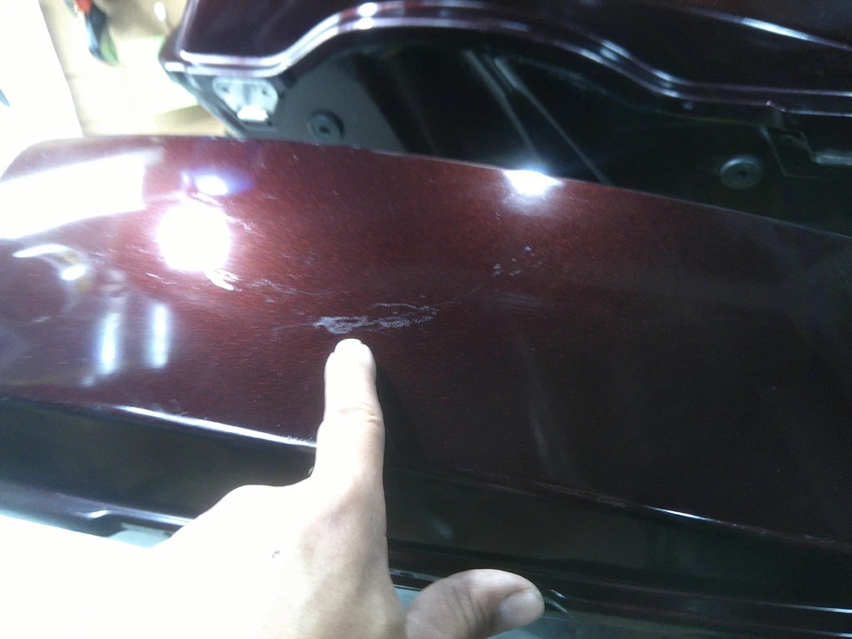 Alforjas duras originales 94-13 FLH FL granate Harley Davidson Electra Glide 2005 Foto 4 de 4