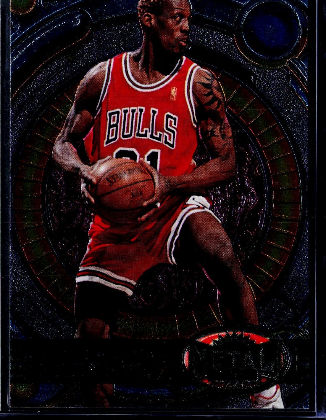 1997-98 Metal Universe #107 Dennis Rodman