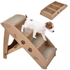 Foldable Dog Step Lightweight Access Portable Pet Stairs W/ Non-slip Footpads