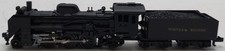 Kato 2010 N Scale N&W Unlettered C58 2-6-2 Steam Locomotive & Tender -Custom EX