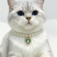 Collare Perle Animali Domestici Stile Principessa Cani Gatti Regalo Cuccioli