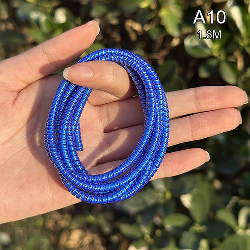 1.6m Spiral Charger Cable Cord Protector Anti-break Spring Protection Rope FT - Picture 14 of 22