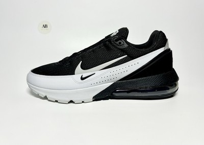 Nike Air Max Pulse Schwarz Grau Pure Platinum 95 Leder Logo verschiedene Größen