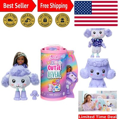 Cutie Reveal Chelsea Doll with Poodle Costume & 6 Surprises   Cozy Tees Series