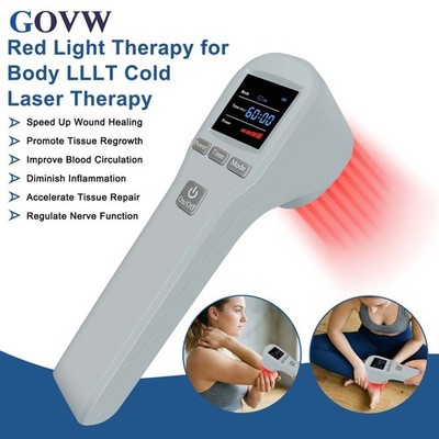 Professional Cold Laser Therapy Device 650nm 808nm for Joint Muscle Pain Relief