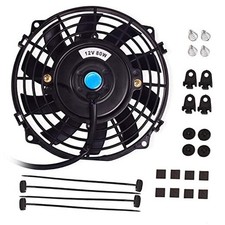 7" Electric Radiator Cooling Fan Assembly Kit,Universal High Performance 12V