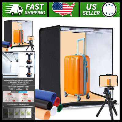 PULUZ 24x24in Portable Photo Studio Light Box with 120 LED Lights