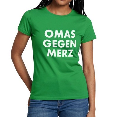 Politik Anti-CDU Omas Gegen Merz Frauen T-Shirt