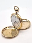 Antique 1910 Elgin 14K Gold Filled  Hunter Pocket Watch 345-2 15J, 0S RUNS