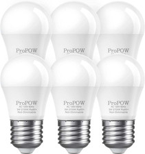 25 Watt Light Bulbs Equivalent, A15 E26 3W LED Bulb Soft White 2700K Low Watt Li