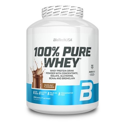 (33,95 EUR/kg) Biotech USA 100% Pure Whey 2000g Protein Eiweiß NEU OVP
