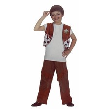 KINDER COWBOY KOSTÜM # Fasching Karneval Western Party Sheriff Junge Hose Weste