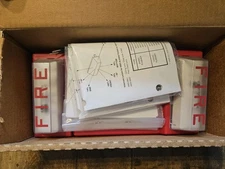 New Old Stock In Box - Set Of 2 Simplex 4903-9101 Fire Alarm Strobe Plates