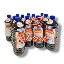 12pck Danncy Pure Mexican Vanilla Dark Extract 1L Plastic Bottle From Mexico