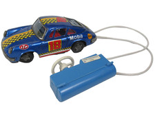 600E Porsche 911 Asahi 7681 Datenblatt Spielzeug Antik Unsere Japan Blau 18 L