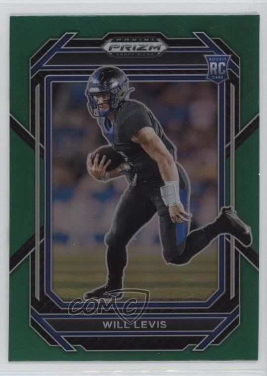 2023 Panini Prizm Draft Picks Green Prizm Will Levis #103 Rookie RC 0l1