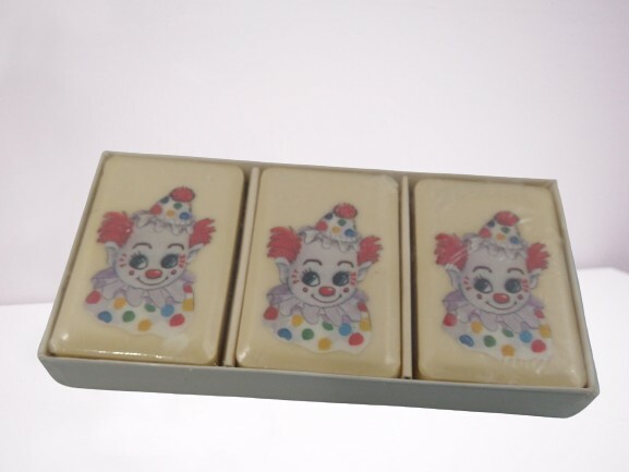 Ed Soap 3 Bars Clowns Decorative Set Bathroom Decor