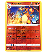 Pokémon Vivid Voltage - Charizard - Reverse Holo Rare NM+/MINT - 025/185