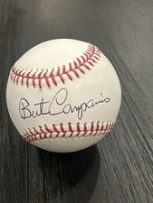 Bert Campaneris & Blue Moon Odom Signed OML Baseball Oakland Autographed