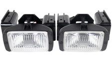 1985-1990 Firebird Trans Am Front Bumper Fog Lights W Brackets New Reproduction