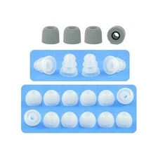 Size Medium 10 pair assortment replacement ear tips earphone tips earbuds