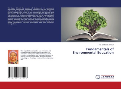 Fundamentals of Environmental Education | T. G. Olatunde-Aiyedun | Taschenbuch