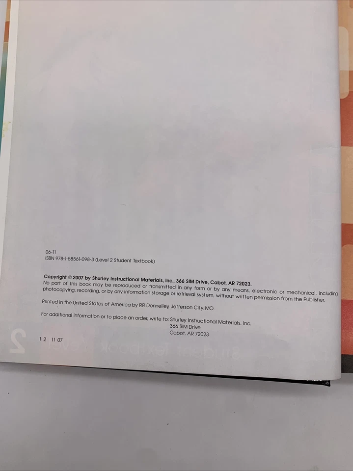 Shurley English Level 2 English Made Easy Student Textbook 2nd Grade (2007) - Image 2 of 4