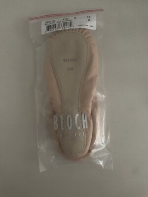 NEW Bloch Belle Pink Ballet Slippers Leather S0227G Girls Size 13 B