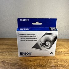 NEW Epson T054820 54 Ink Matte Black Genuine
