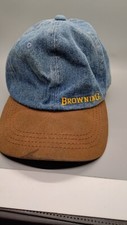 Vintage Browning Snapback Hat   80s/90s Blue Jean Style, Hunting  Outdoors
