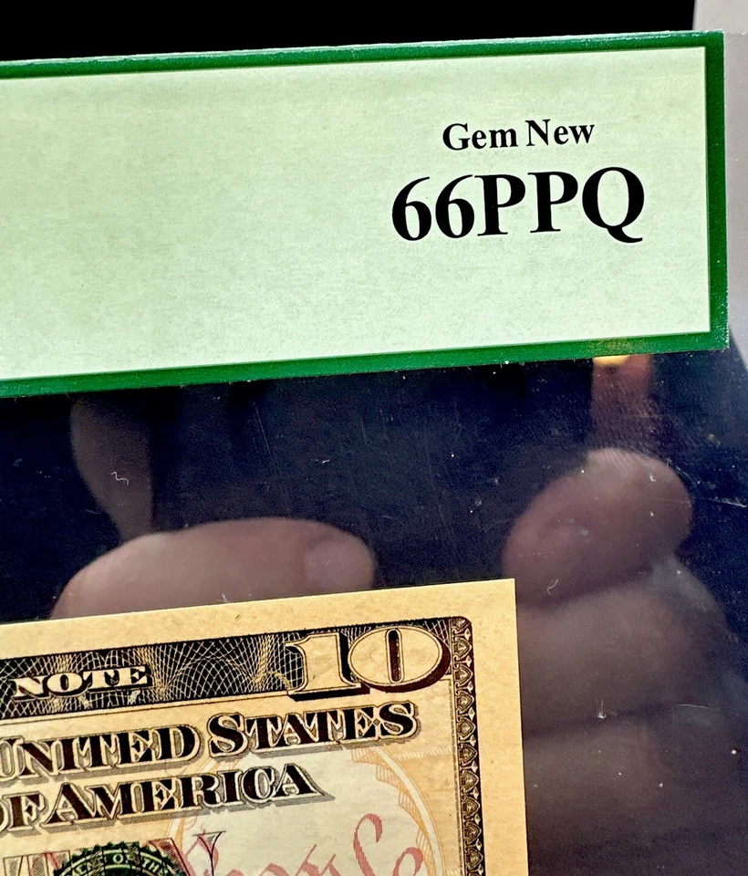 2004 $10 FRN FR2039-B* PCGS GEM NEW 66PPQ, New York * Note S/N GB00408676* - Image 3 of 4
