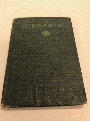 Vintage book hardcover HIROSHIMA 1946 John Hersey NYC Alfred A